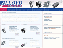 Tablet Screenshot of lloyd-parts.de